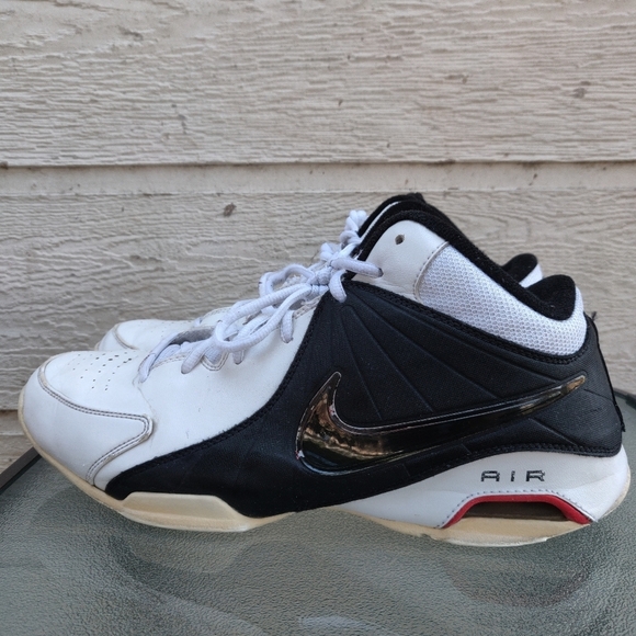 NIKE AIR VISI PRO  BASKETBALL BLACK / WHITE / RED main image 5